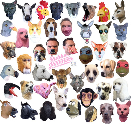Masque animal latex - d'animal, en