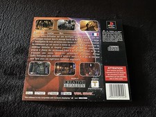 JAQUETTE ARRIERE DU JEU MARTIAN GOTHIC SONY PLAYSTATION 1 PS1 FR