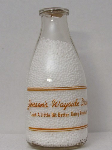 Srpq milk bottle jensen - srpq, jensen's