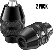 2 Pack Keyless Drill Chuck for