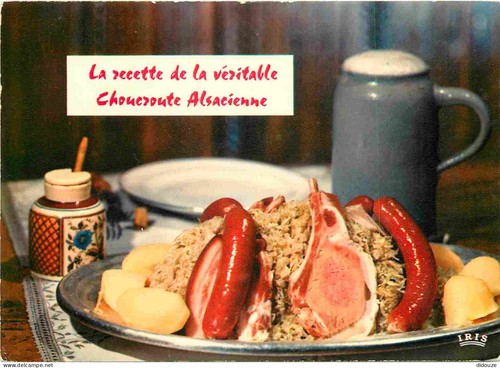 Carte postale recettes - postale,