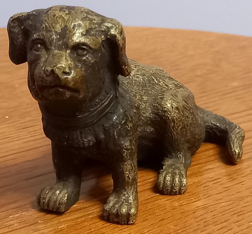 Petit bronze polychrome de - petit,