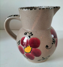 Pichet en grès vintage décor