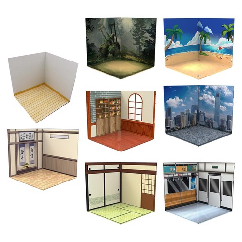Toile fond diorama - 1/12,