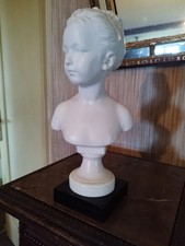 Louise Brongniart Bust Statuette after Houdon (1741-1828)