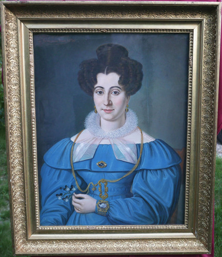 Mouton grand portrait femme - grand,