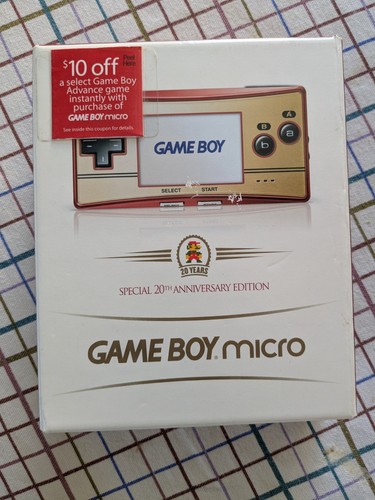 Nintendo game boy micro 20th - micro,