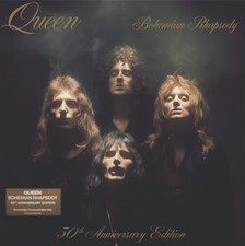 Queen – Bohemian Rhapsody RARE 50TH ANNIVERSARY BLUE  12"VINYL REISSUE SEALED