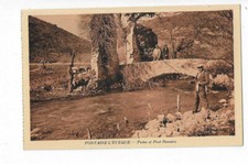 83  FONTAINE L EVEQUE  PORTES ET PONT ROMAINS  PECHE A LA LIGNE