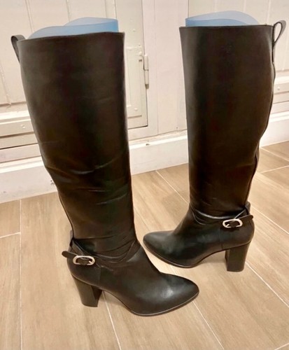 Bottes cuir femme couleur - bottes,
