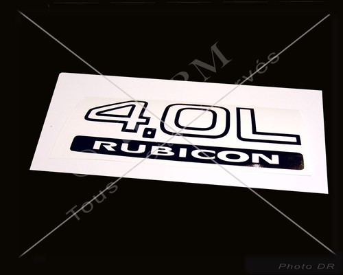 Sticker rubicon arrière - ,