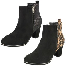 Bottes À Talons Bas Zippées Élégantes Pour Femmes F5R0465