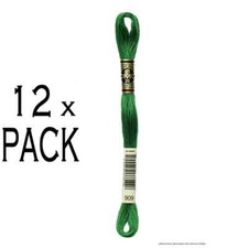 12x DMC Fil à broder Mouline