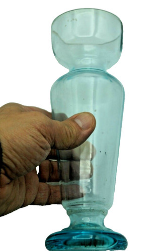 Vase jacinthe bleu en - a,