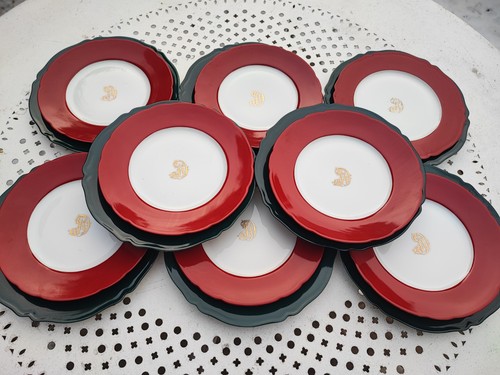 Limoges lafarge peint main lot - limoges,