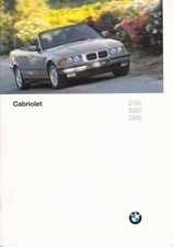 Catalogue Brochure BMW Serie 3 / M3 Cabriolet E36 2/1996 France