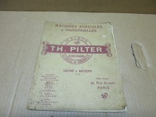 AGRICULTURE catalogue TH PILTER 1919 tractors lo