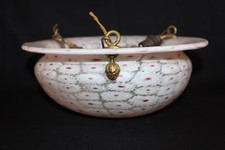 Antique Millefiori Fratelli Toso Glass Cut Suspension, Murano, Dia. 28.2cm