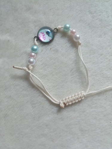 Bracelet beige perles et - beige,