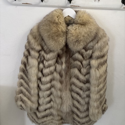 Veste fourrure renard - fourrure,