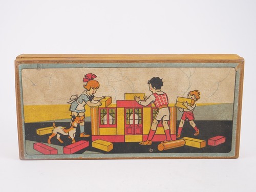 Boite construction bois jeu - construction,
