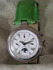 Swiss Jeanneret  Automatic Ladies Analog 32 mm Watch Calendar 5 ATM WR  Leather