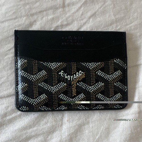 Goyard porte cartes cuir - goyard,