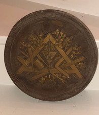 RARE ANCIENNE ENSEIGNE FRANC-MACONNERIE