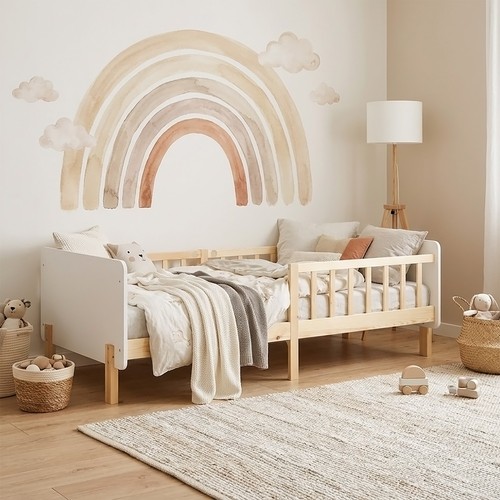 Cadre lit bois 90x200 - en,