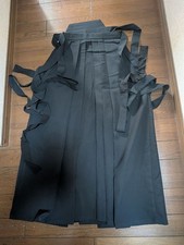 Hakama noir Kyudo japonais