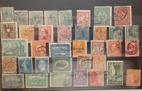 Collection timbres decalé - timbres,