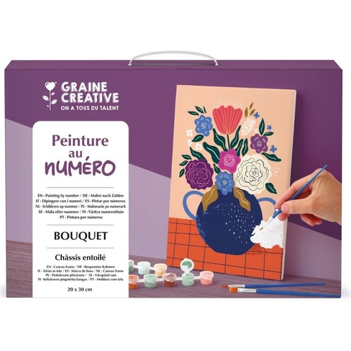 Peinture numéro bouquet - -,
