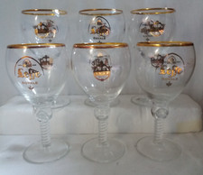 Lot 6 verres à bière 33 cl 