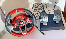 MARIO KART RACING PRO STEERING WHEEL WITH FOOT PEDALS (USED FOR TESTING) No box