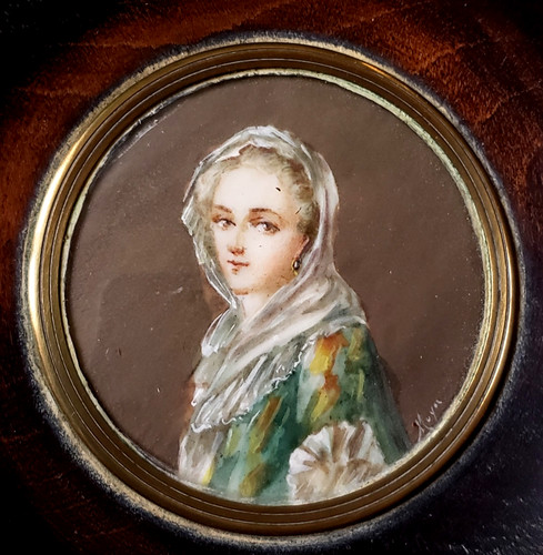 Peinture miniature xixème - miniature,