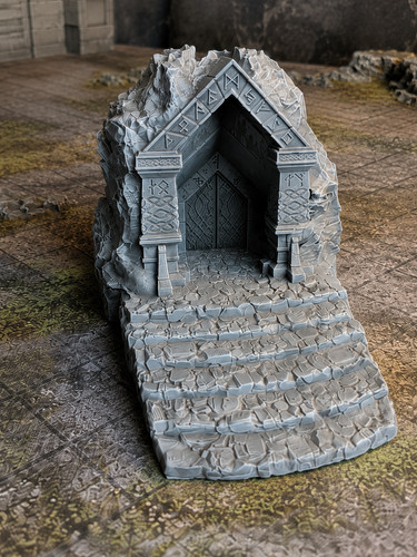 Entrée mine naine décor