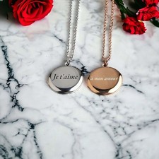 Collier couple personnalisé