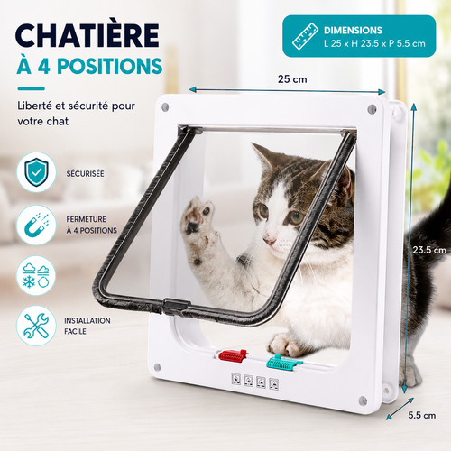 Chatière pour chat - chat,