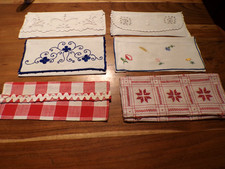 Linge ancien  Lot de 6 Porte