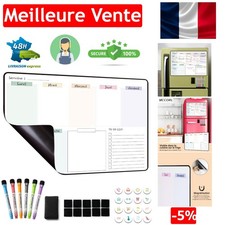 MCCORL Calendrier Magnetique Organisateur Tableau Frigo, Planning Semaine