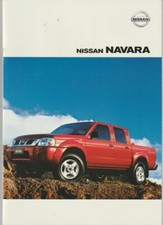 2001 NISSAN NAVARA D22 Range New Zealand Brochure UTE KING CAB DUAL CAB 4x2 4x4