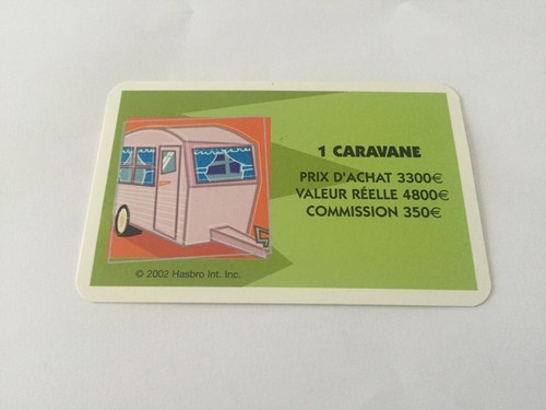 Carte acquisition caravane - acquisition,
