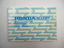 Honda SH 50 80 Scoopy Owners Manual Manuel Du Conducteur Owners Manual