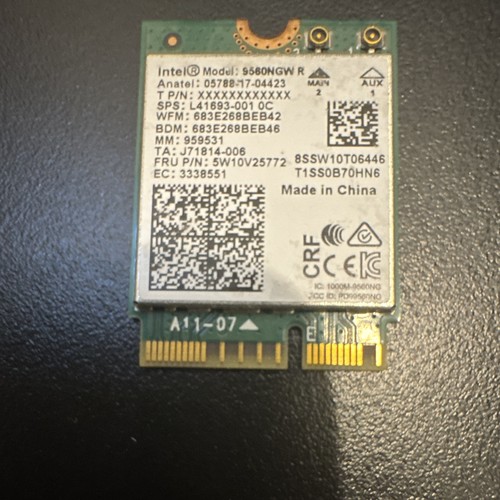 Intel wireless 9560ngw - intel, wireless-ac