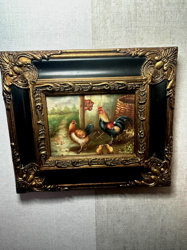 Tableau ancien signé - .,