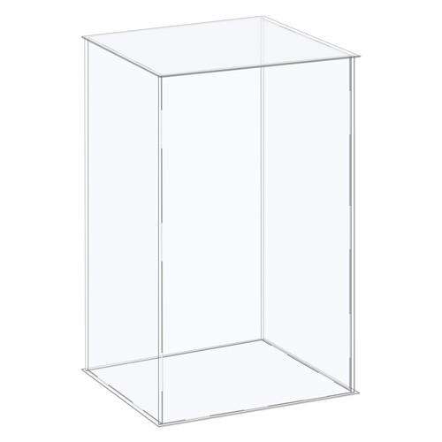 Acrylique boîte cube stockage - acrylique,