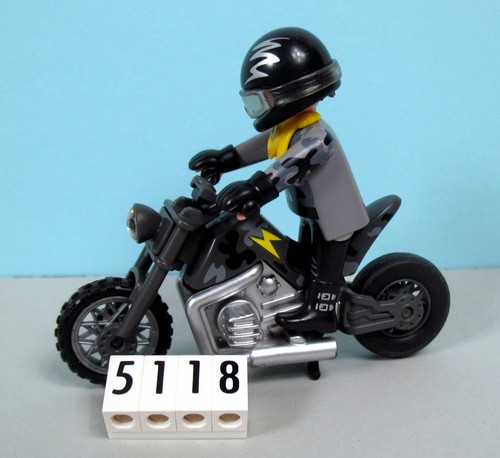 Playmobil réf 5118 moto - playmobil,