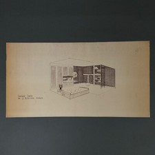 Dessin d'architecte XXe projet