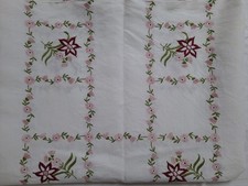 NAPPE ANCIENNE LIN, COUSUE ET
