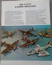 Une flotte d'avions miniatures
